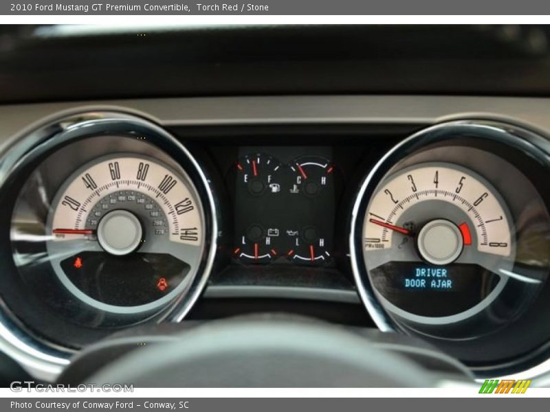 Torch Red / Stone 2010 Ford Mustang GT Premium Convertible