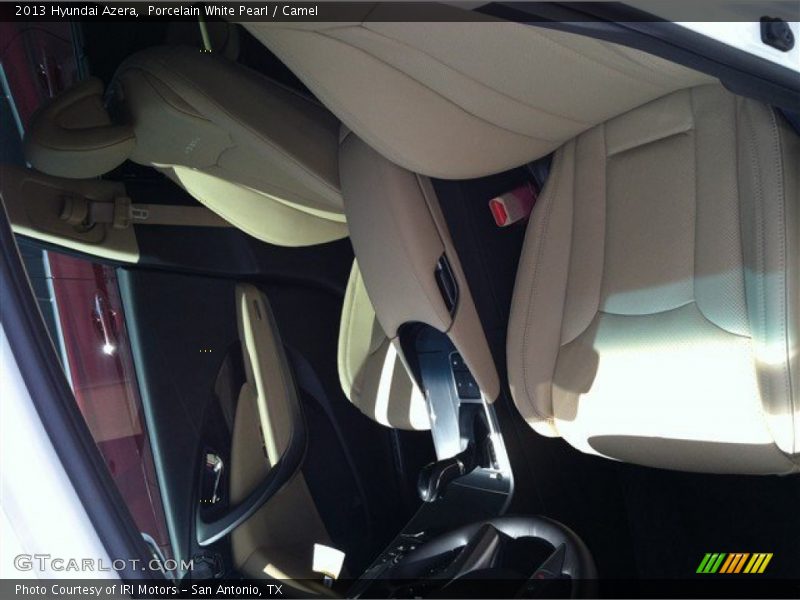 Porcelain White Pearl / Camel 2013 Hyundai Azera