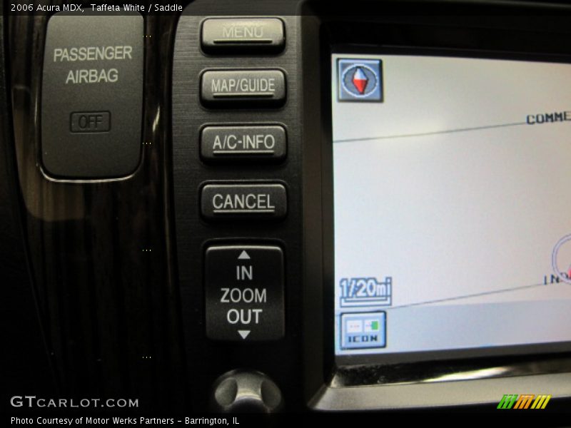 Taffeta White / Saddle 2006 Acura MDX
