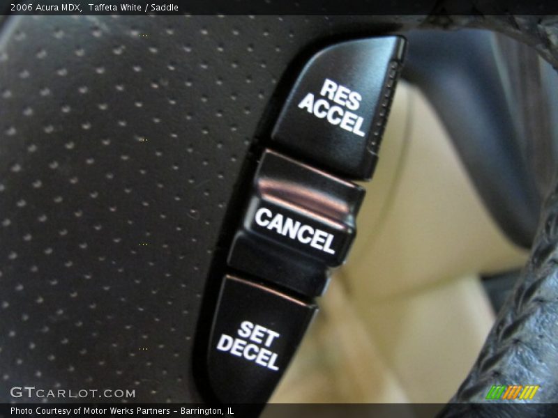 Taffeta White / Saddle 2006 Acura MDX