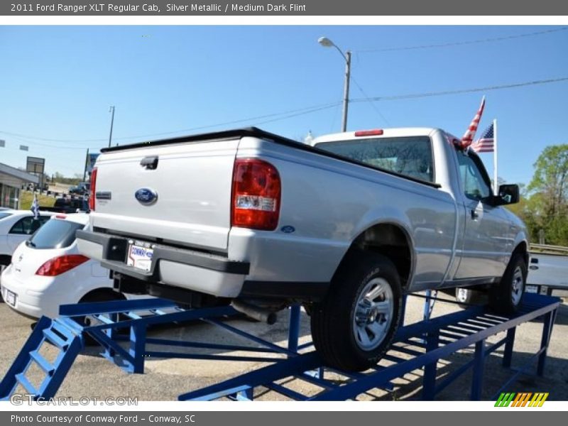 Silver Metallic / Medium Dark Flint 2011 Ford Ranger XLT Regular Cab