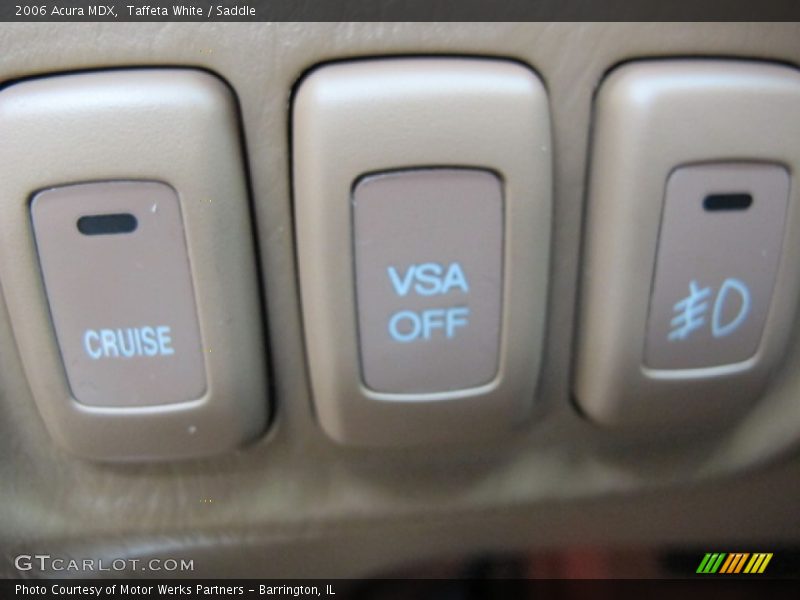 Taffeta White / Saddle 2006 Acura MDX