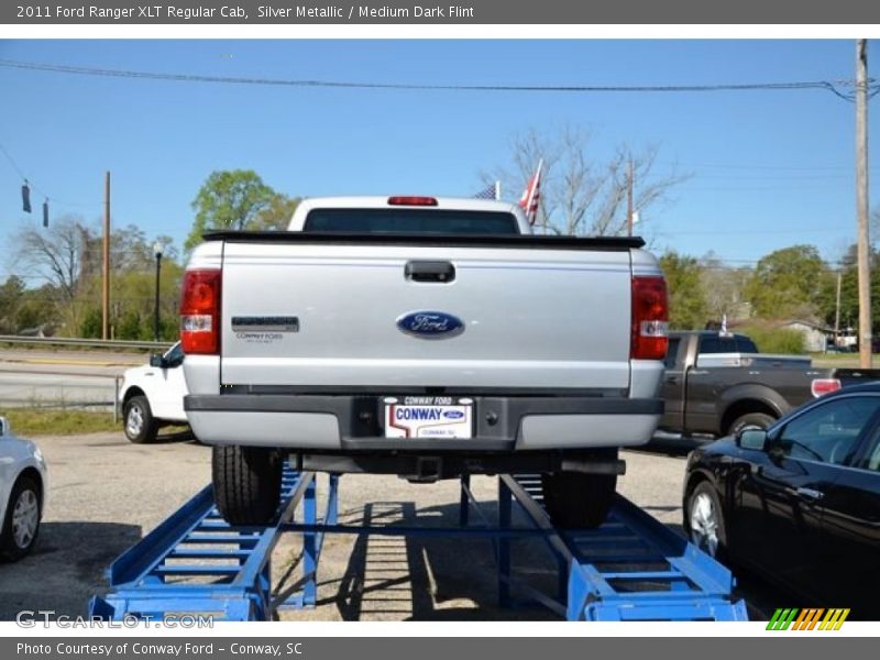 Silver Metallic / Medium Dark Flint 2011 Ford Ranger XLT Regular Cab