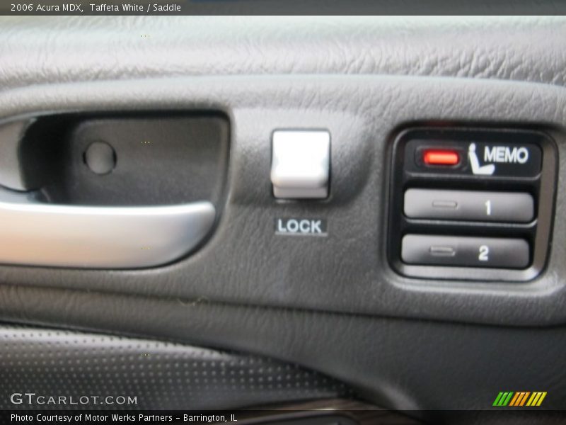 Taffeta White / Saddle 2006 Acura MDX