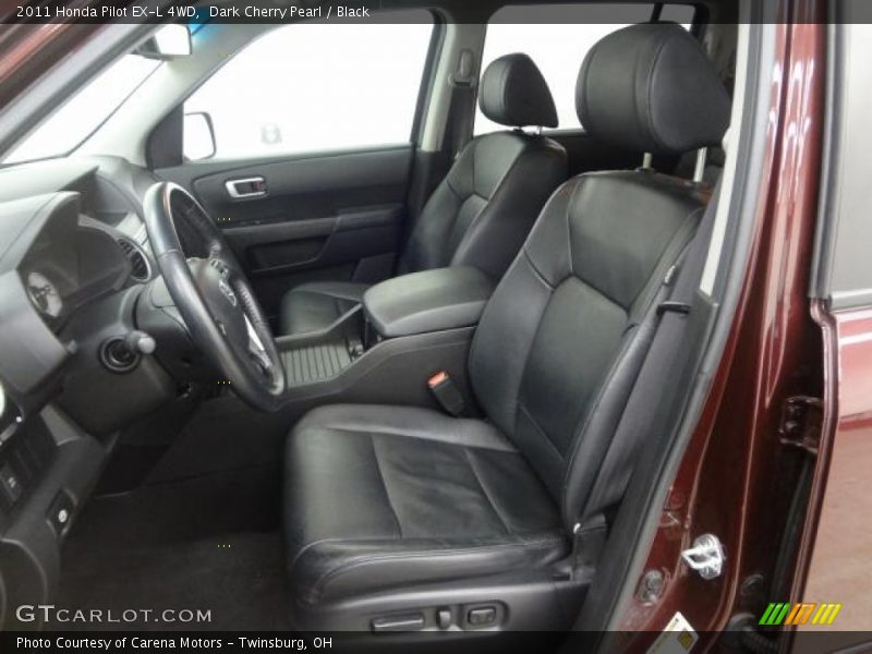 Dark Cherry Pearl / Black 2011 Honda Pilot EX-L 4WD