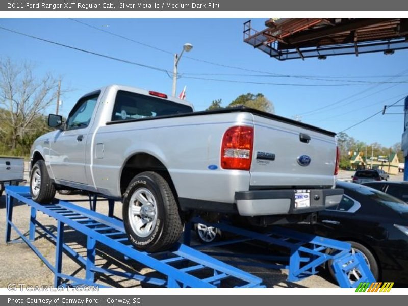 Silver Metallic / Medium Dark Flint 2011 Ford Ranger XLT Regular Cab