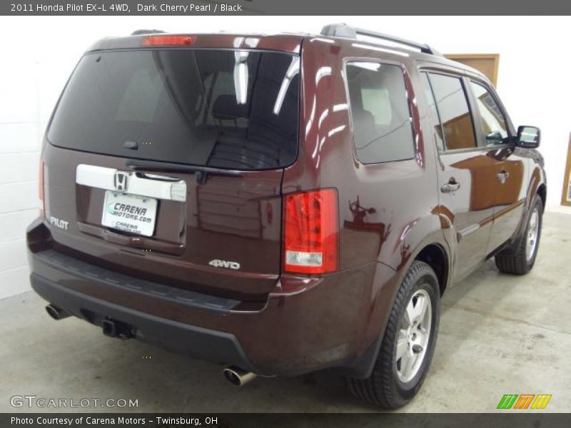 Dark Cherry Pearl / Black 2011 Honda Pilot EX-L 4WD