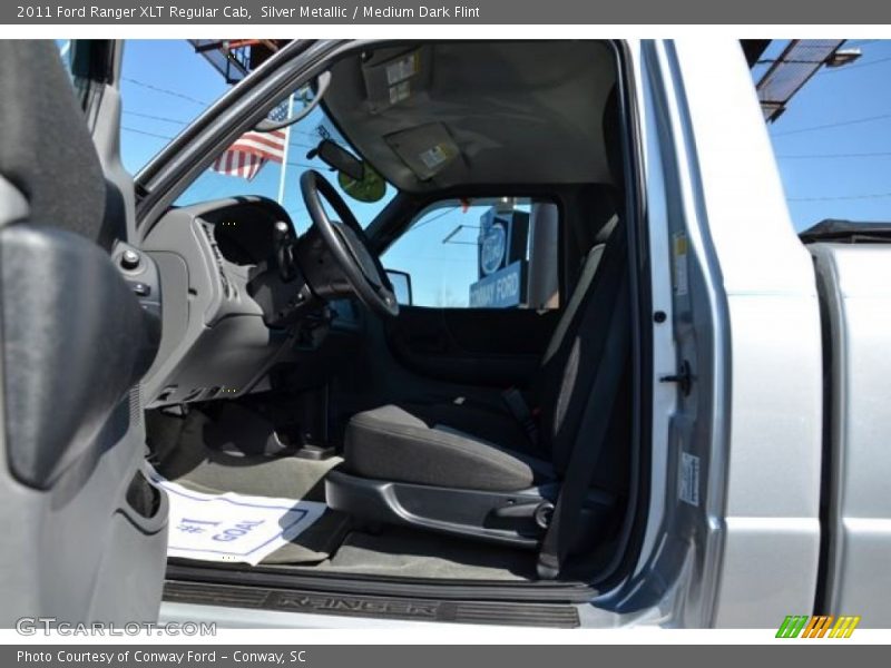 Silver Metallic / Medium Dark Flint 2011 Ford Ranger XLT Regular Cab