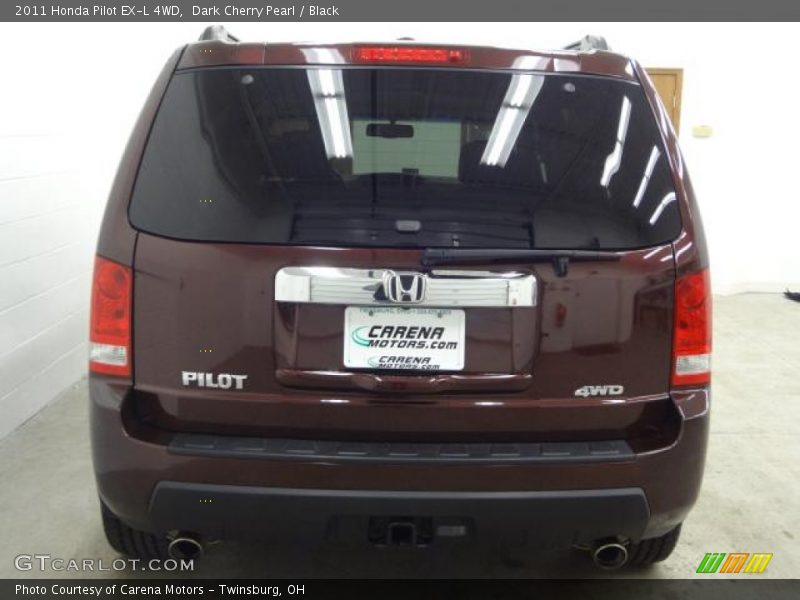 Dark Cherry Pearl / Black 2011 Honda Pilot EX-L 4WD