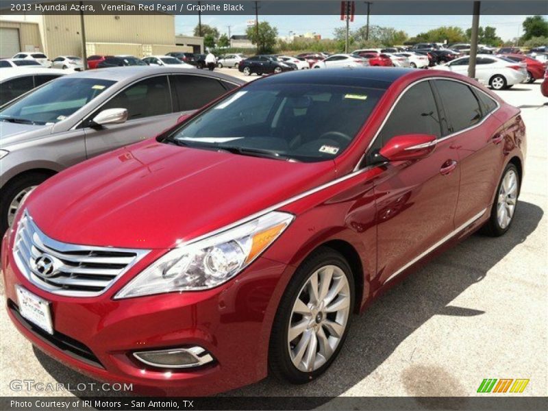 Venetian Red Pearl / Graphite Black 2013 Hyundai Azera