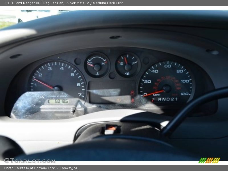 Silver Metallic / Medium Dark Flint 2011 Ford Ranger XLT Regular Cab