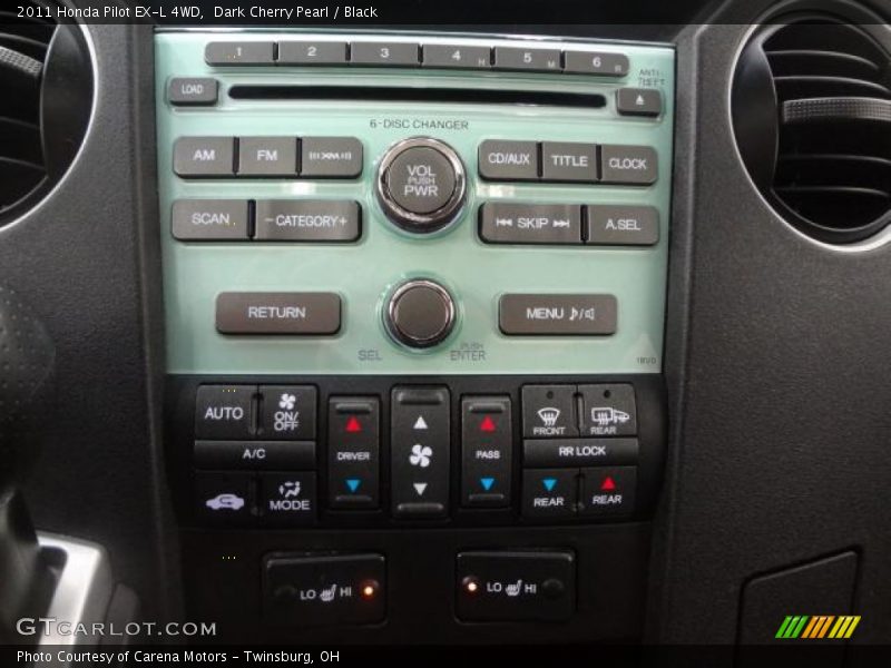 Dark Cherry Pearl / Black 2011 Honda Pilot EX-L 4WD