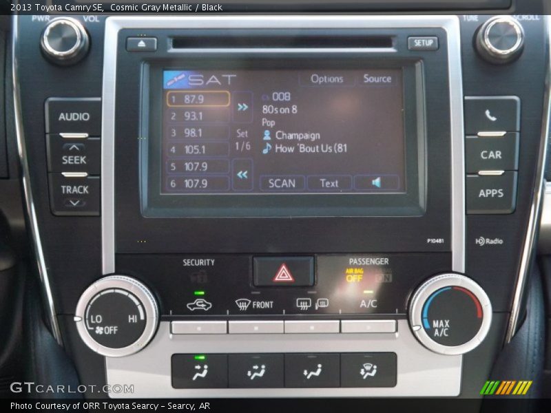 Cosmic Gray Metallic / Black 2013 Toyota Camry SE