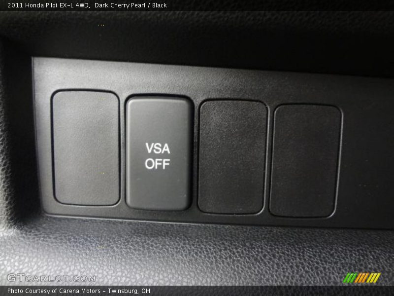 Dark Cherry Pearl / Black 2011 Honda Pilot EX-L 4WD