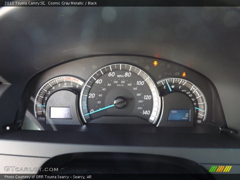 Cosmic Gray Metallic / Black 2013 Toyota Camry SE