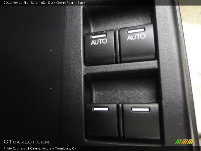 Dark Cherry Pearl / Black 2011 Honda Pilot EX-L 4WD