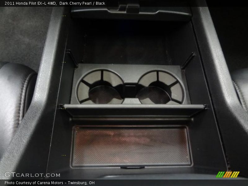 Dark Cherry Pearl / Black 2011 Honda Pilot EX-L 4WD