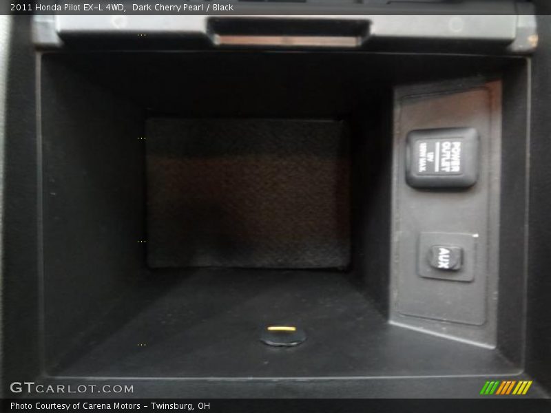 Dark Cherry Pearl / Black 2011 Honda Pilot EX-L 4WD