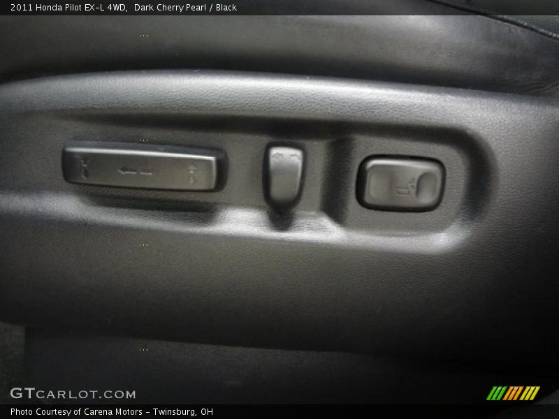 Dark Cherry Pearl / Black 2011 Honda Pilot EX-L 4WD