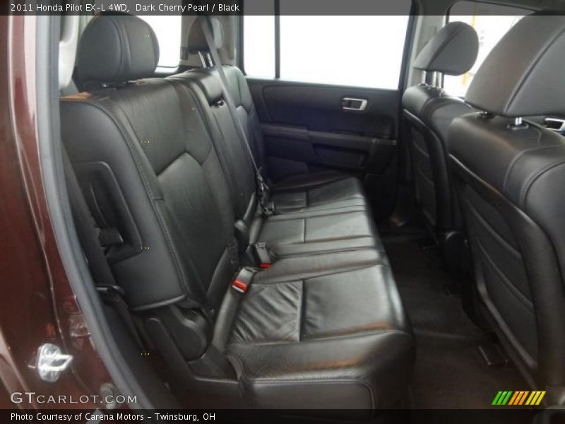 Dark Cherry Pearl / Black 2011 Honda Pilot EX-L 4WD