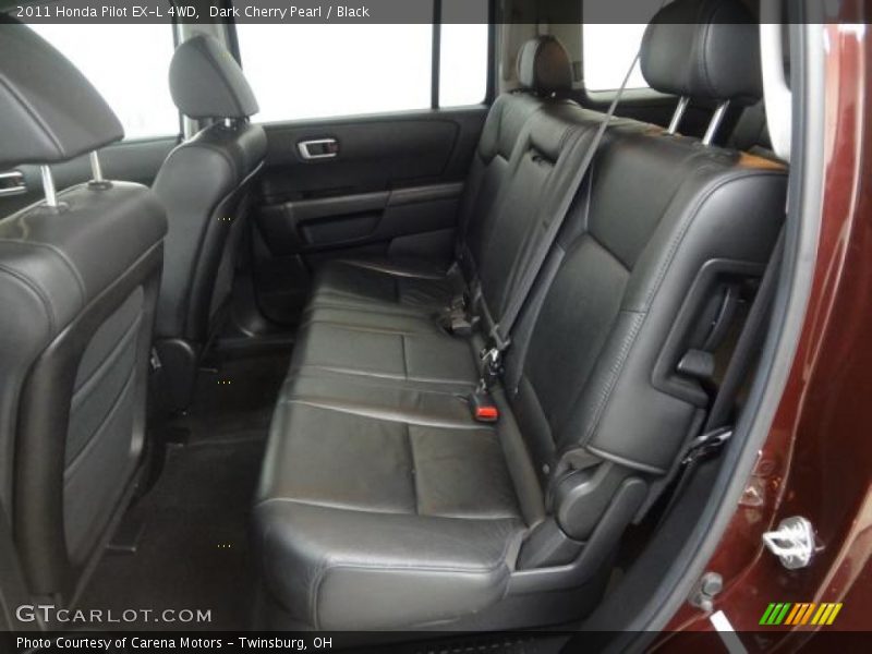 Dark Cherry Pearl / Black 2011 Honda Pilot EX-L 4WD