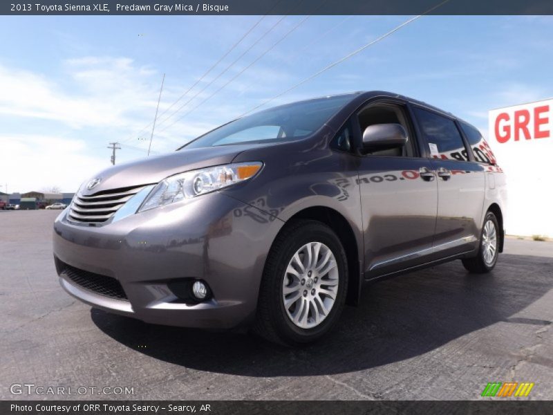 Predawn Gray Mica / Bisque 2013 Toyota Sienna XLE