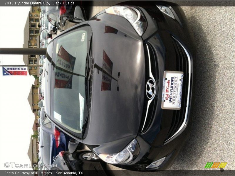 Black / Beige 2013 Hyundai Elantra GLS