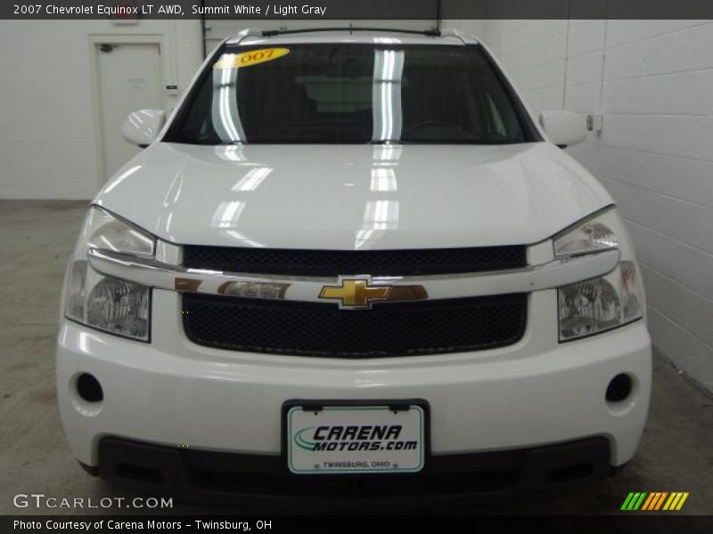 Summit White / Light Gray 2007 Chevrolet Equinox LT AWD