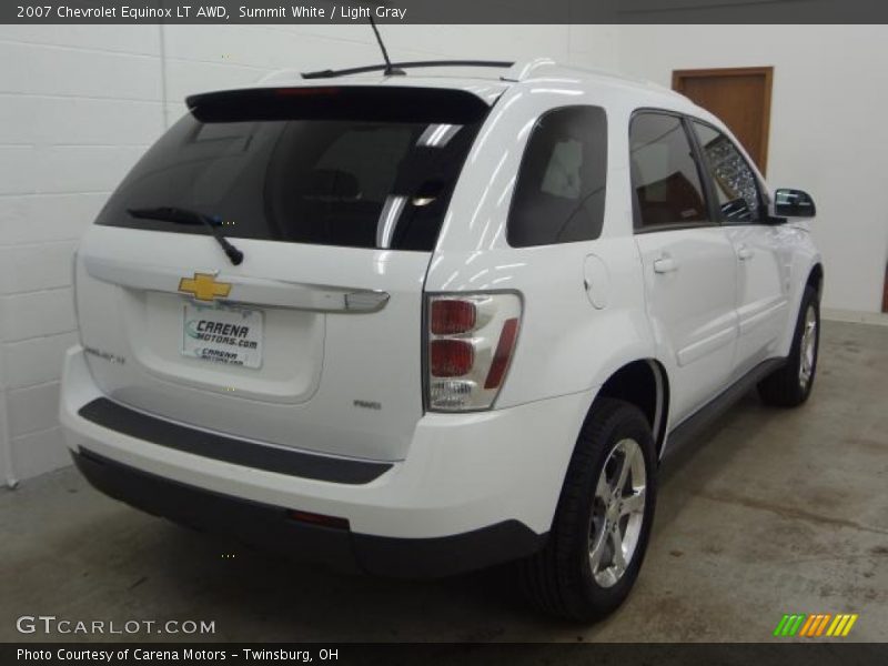 Summit White / Light Gray 2007 Chevrolet Equinox LT AWD