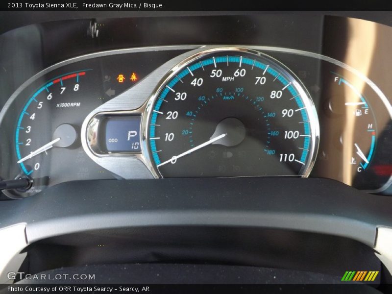 Predawn Gray Mica / Bisque 2013 Toyota Sienna XLE