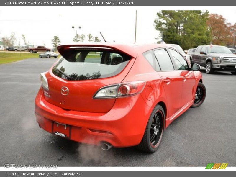 True Red / Black/Red 2010 Mazda MAZDA3 MAZDASPEED3 Sport 5 Door