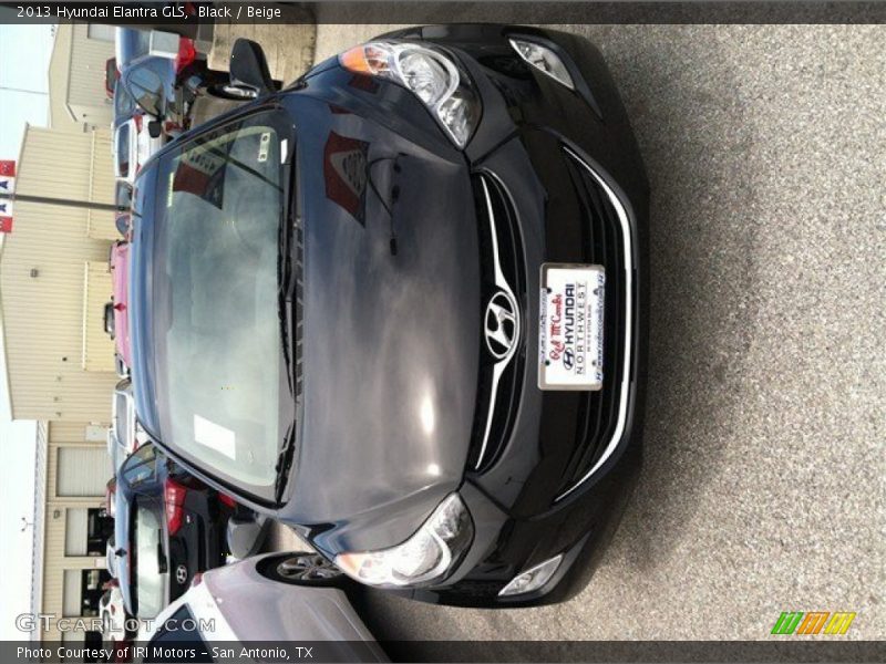 Black / Beige 2013 Hyundai Elantra GLS