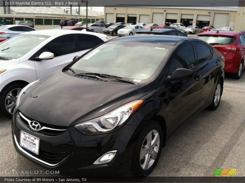 Black / Beige 2013 Hyundai Elantra GLS