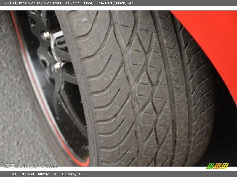 True Red / Black/Red 2010 Mazda MAZDA3 MAZDASPEED3 Sport 5 Door