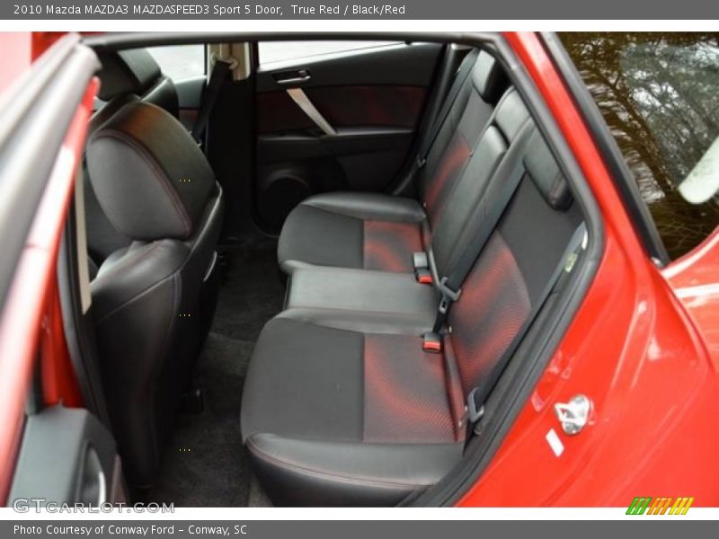 Rear Seat of 2010 MAZDA3 MAZDASPEED3 Sport 5 Door