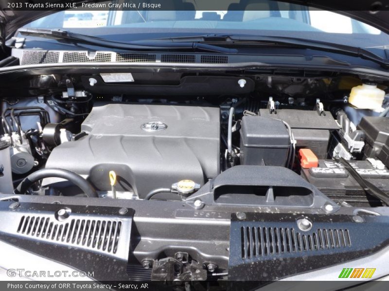 Predawn Gray Mica / Bisque 2013 Toyota Sienna XLE