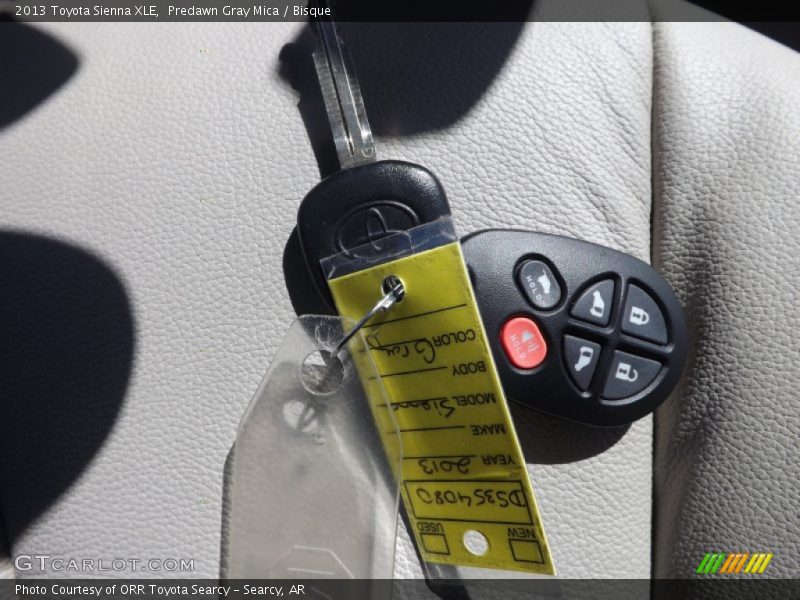 Predawn Gray Mica / Bisque 2013 Toyota Sienna XLE
