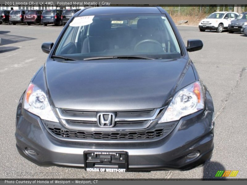 Polished Metal Metallic / Gray 2011 Honda CR-V LX 4WD