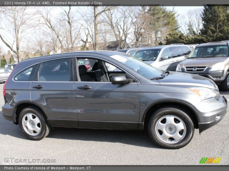 Polished Metal Metallic / Gray 2011 Honda CR-V LX 4WD