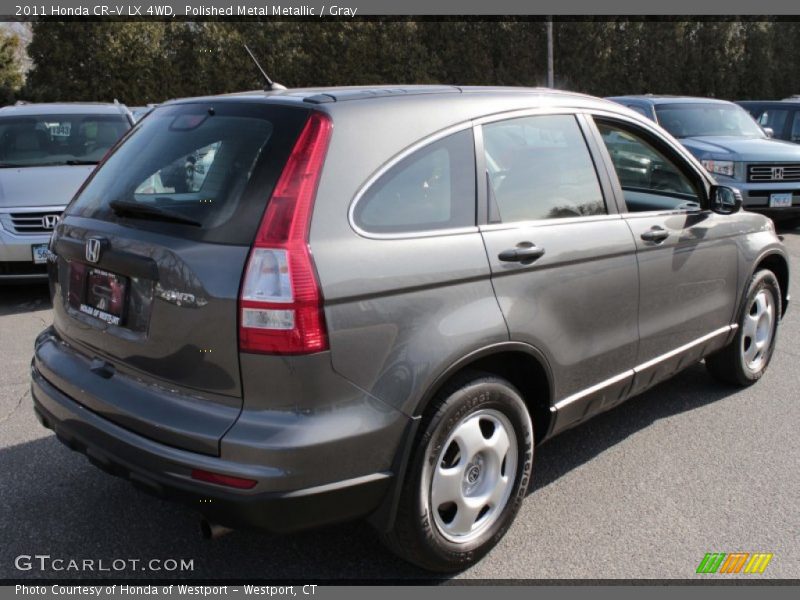 Polished Metal Metallic / Gray 2011 Honda CR-V LX 4WD