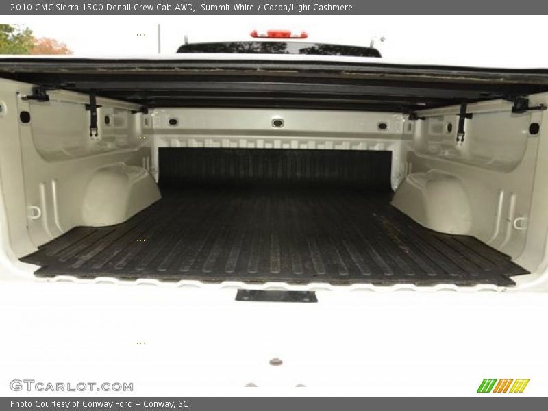 Summit White / Cocoa/Light Cashmere 2010 GMC Sierra 1500 Denali Crew Cab AWD