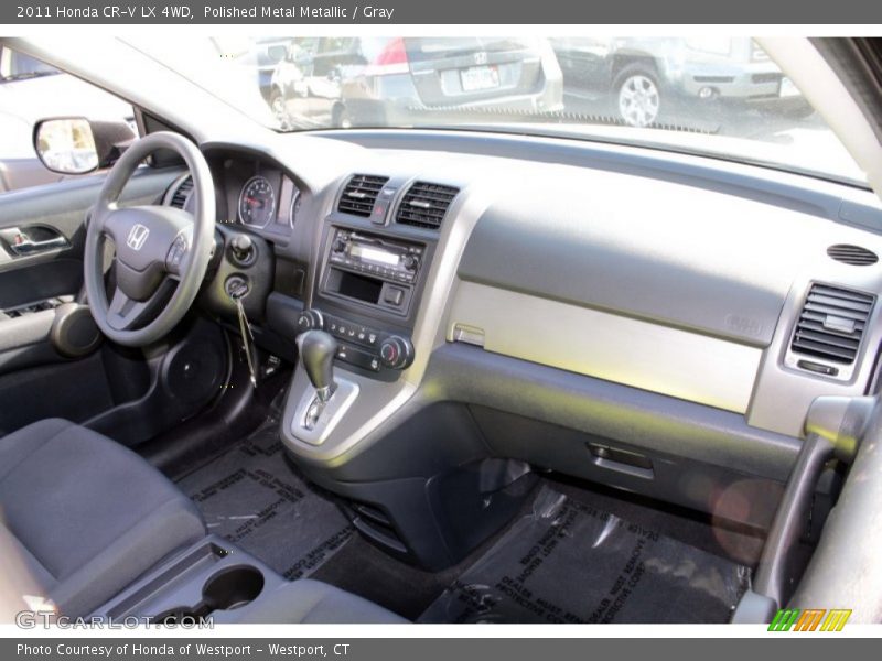 Polished Metal Metallic / Gray 2011 Honda CR-V LX 4WD