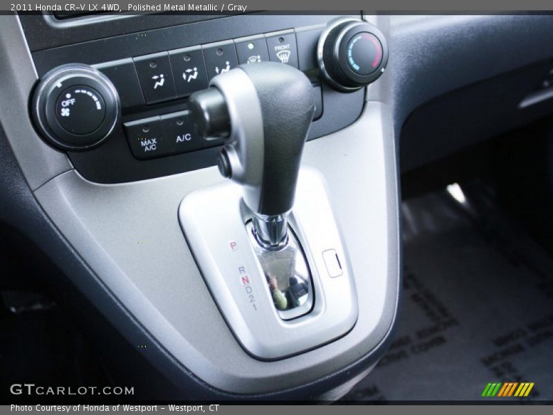 Polished Metal Metallic / Gray 2011 Honda CR-V LX 4WD