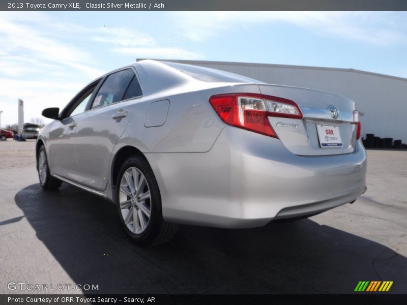 Classic Silver Metallic / Ash 2013 Toyota Camry XLE