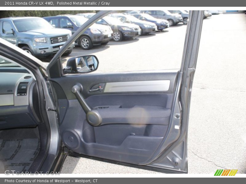 Polished Metal Metallic / Gray 2011 Honda CR-V LX 4WD