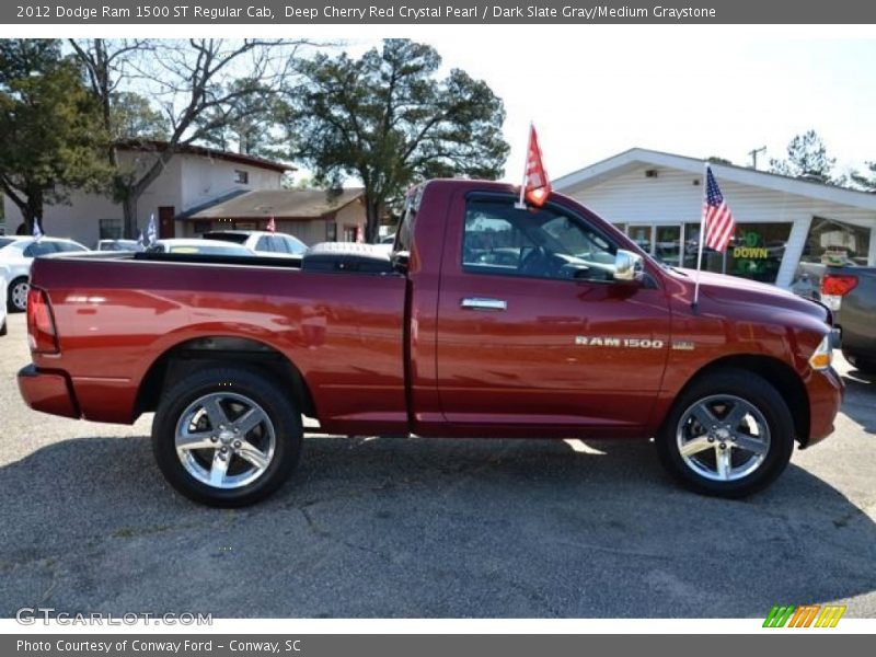 Deep Cherry Red Crystal Pearl / Dark Slate Gray/Medium Graystone 2012 Dodge Ram 1500 ST Regular Cab