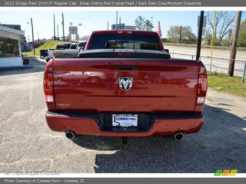 Deep Cherry Red Crystal Pearl / Dark Slate Gray/Medium Graystone 2012 Dodge Ram 1500 ST Regular Cab