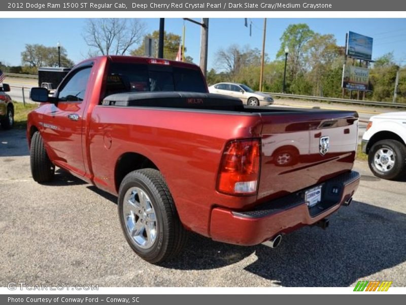 Deep Cherry Red Crystal Pearl / Dark Slate Gray/Medium Graystone 2012 Dodge Ram 1500 ST Regular Cab