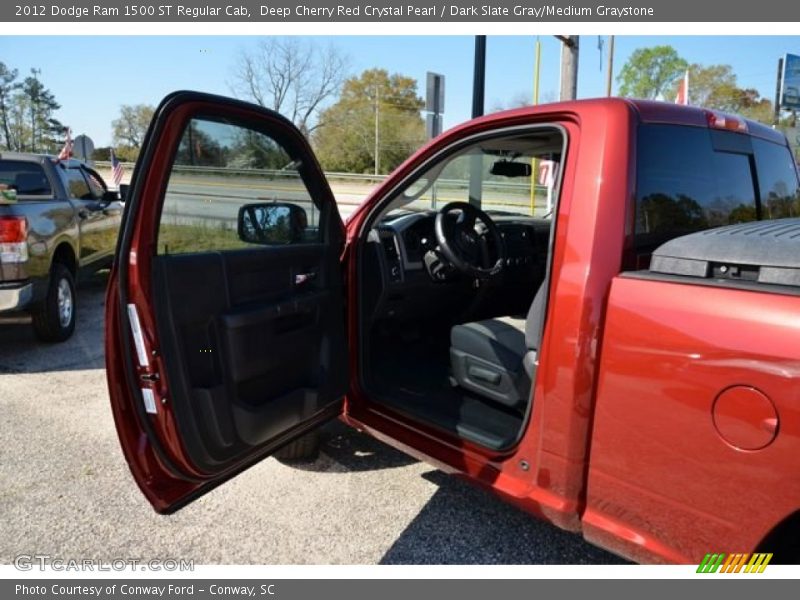 Deep Cherry Red Crystal Pearl / Dark Slate Gray/Medium Graystone 2012 Dodge Ram 1500 ST Regular Cab