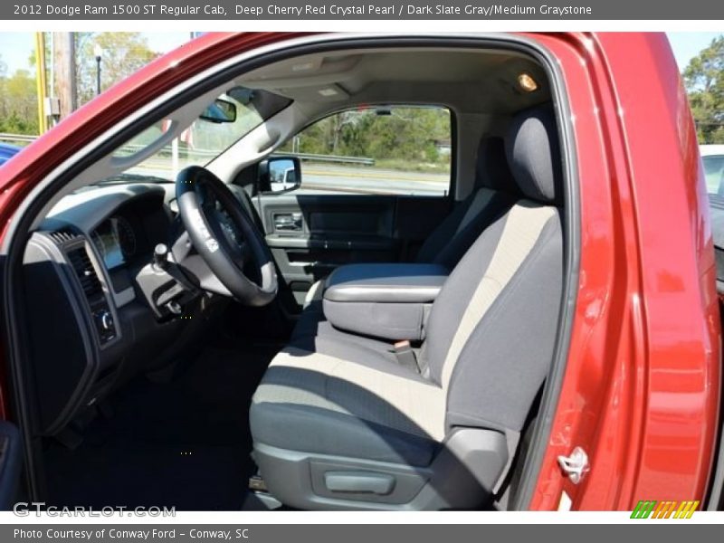 Deep Cherry Red Crystal Pearl / Dark Slate Gray/Medium Graystone 2012 Dodge Ram 1500 ST Regular Cab